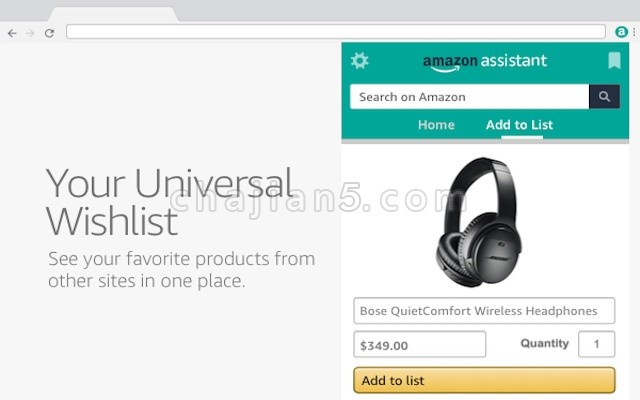添加商品到心愿单wishlist的Chrome插件亚马逊助手