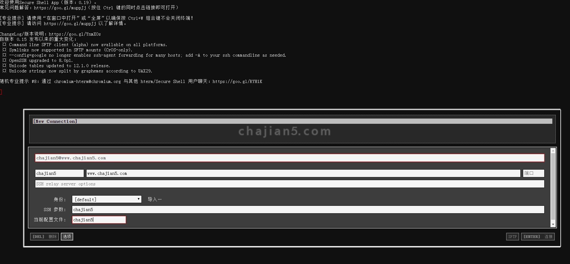 Secure Shell App（Google官方）将Chrome当成SSH连接工具的浏览器应用