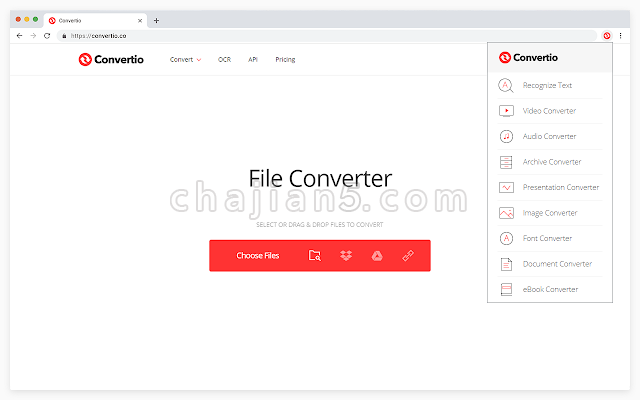 Convertio 文件格式转换工具 支持超过 2500 种格式