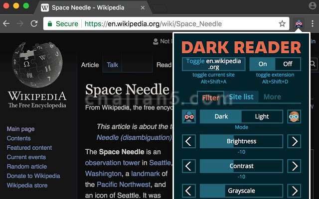 Dark Reader 一个护眼浏览阅读的Chrome扩展插件