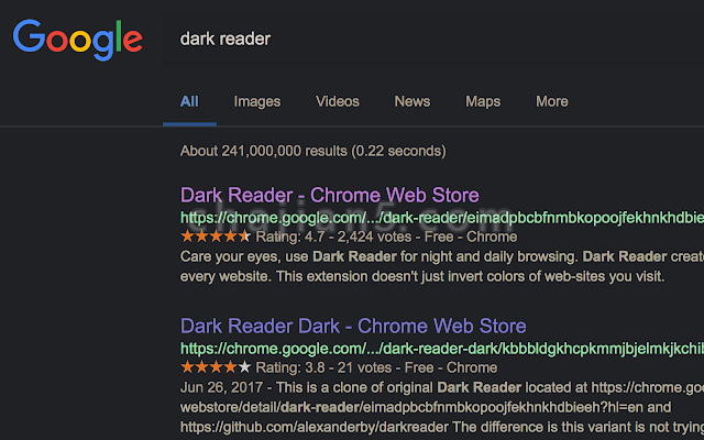 Dark Reader 一个护眼浏览阅读的Chrome扩展插件