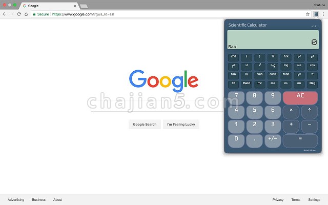 Scientific Calculator科学计算器-Google浏览器插件