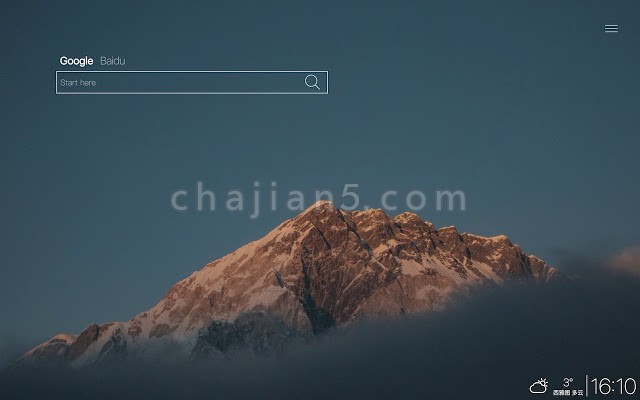 Start Here 简洁的新标签页Chrome扩展插件