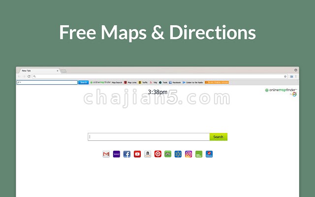 OnlineMapFinder 一键访问地图 查看交通情况