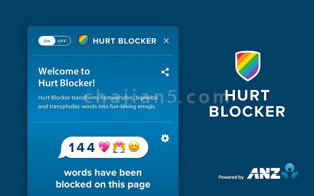 Hurt Blocker 把网页上伤人的话语转化成欢乐表情