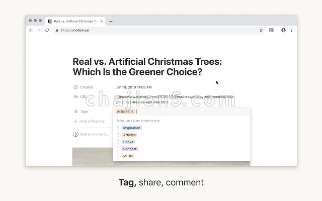 Notion Web Clipper 网页收集器