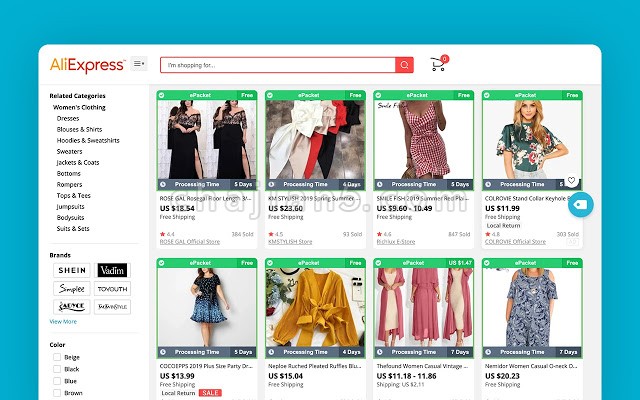 Oberlo – Aliexpress.com Product Importer一键把Aliexpress上的产品导入到我们的Shopify店铺