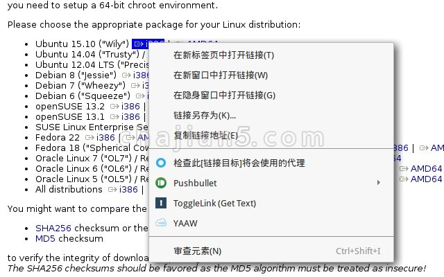 YAAW for Chrome（支持右键添加到YAAW进行下载）