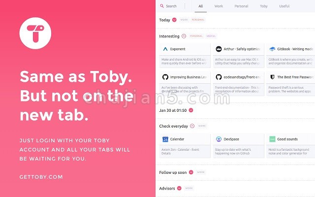 Toby Mini 标签页管理工具