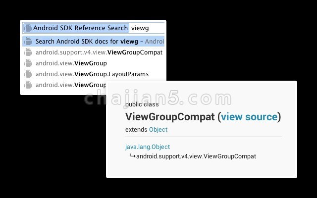 Android SDK Search Android SDK 搜索及源码阅读