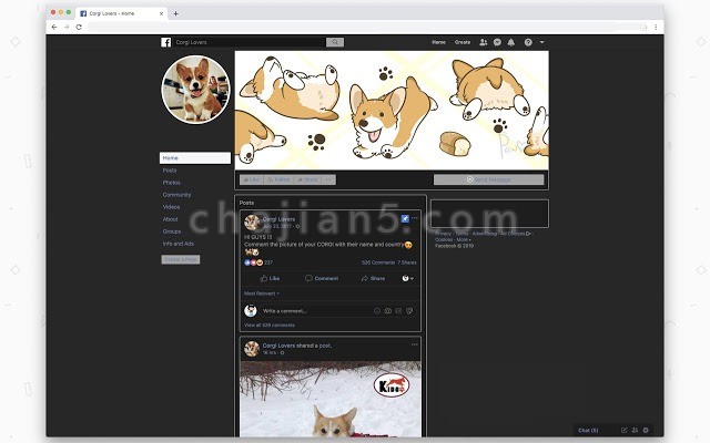 Dark & Night Theme for Facebook™ 可定制的暗黑主题