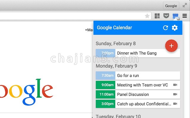 Google Calendar 谷歌日历