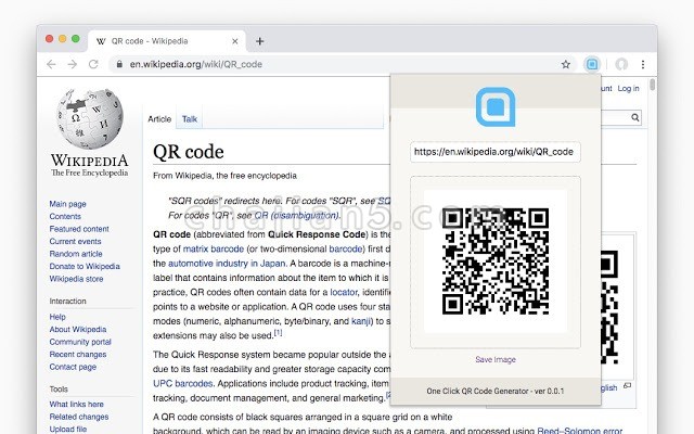 One Click QR Code Generator QR码二维码生成器