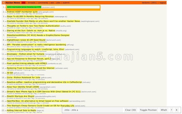 SelectorGadget 快速找到html结构信息的插件方便爬取