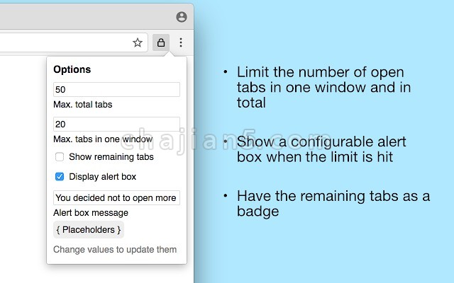 Tab Limiter 浏览器标签页管理 自动关闭旧的