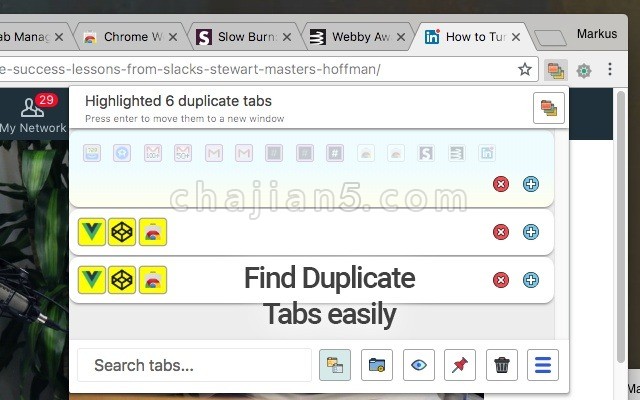 Tab Manager Plus for Chrome v5.2.0（浏览器标签页管理器插件）
