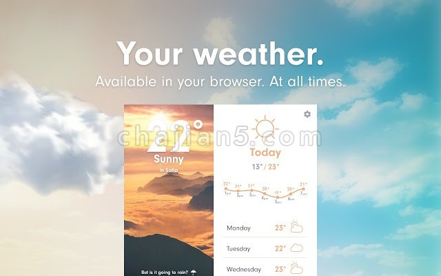 Weather 天气预报插件