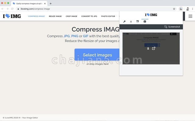 iLoveIMG 编辑转换或下载网页图片的工具