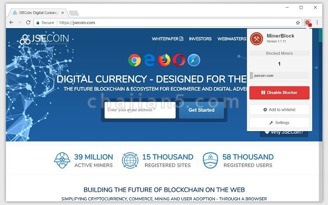 minerBlock 阻止别人用你的浏览器来进行挖矿