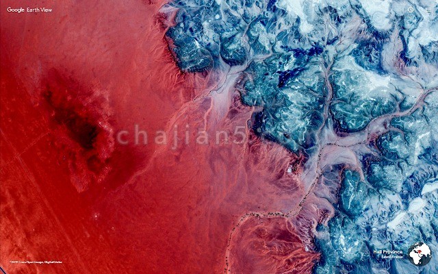 Earth View from Google Earth 打开新标签页时显示谷歌地球图像
