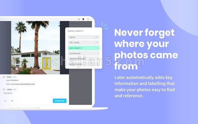 Later – Save Images for Instagram将网页图片分享到Instagram