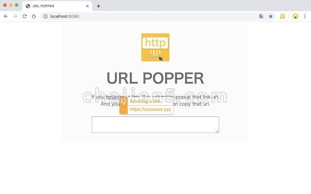 URL POPPER 鼠标悬停锚文本链接弹出提示具体网址