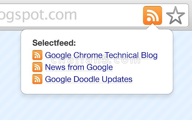 RSS Subscription Extension（由 Google 提供）