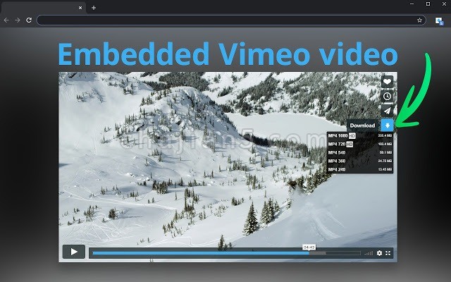 Vimeo™ Video Downloader从vimeo上下载视频（支持嵌入式视频）