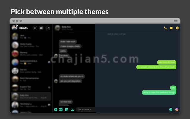 Charcoal Dark Mode for Messenger v1.5.0.0（浏览器开启暗黑护眼模式）