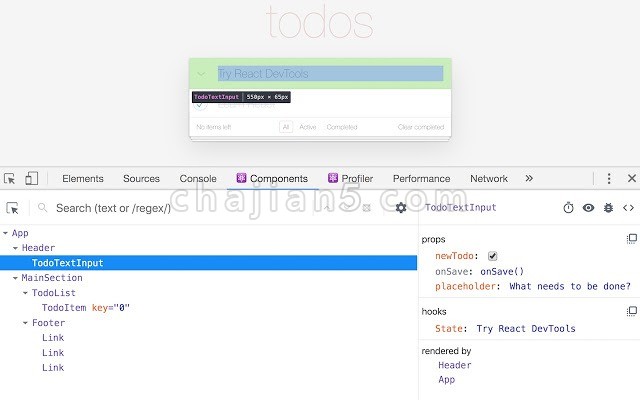 React Developer Tools 审查 React 组件的开发者工具