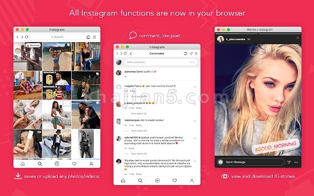 Web for Instagram 在电脑浏览器上使用Instagram