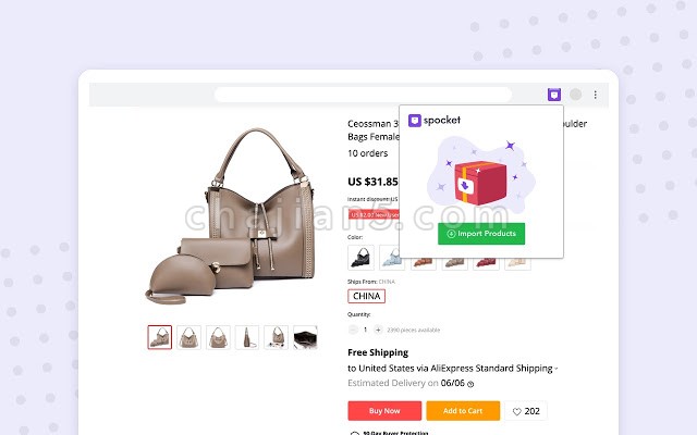 AliScraper将AliExpress的Dropshipping产品导入到Shopify店铺插件