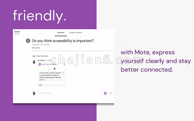 Mote 支持谷歌文档、谷歌邮箱的语音笔记和反馈插件
