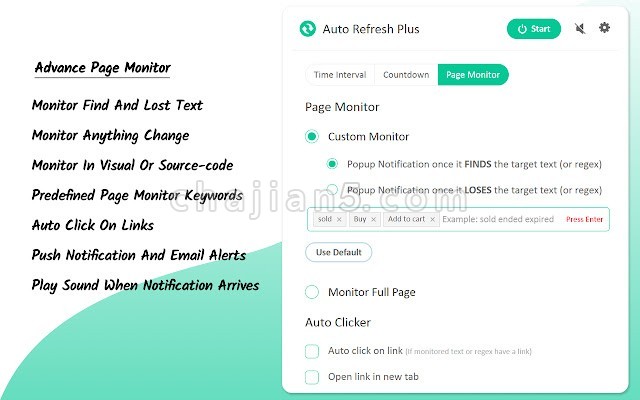 Auto Refresh Plus | Page Monitor 网页监控 自动刷新页面
