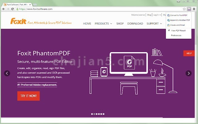 Foxit PDF Creator 将网页转换为福昕PDF