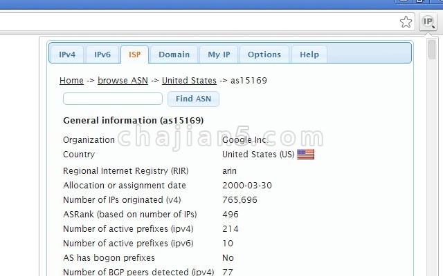 IP Address and Domain Information查看网站IP域名信息 DNS 路由 反链
