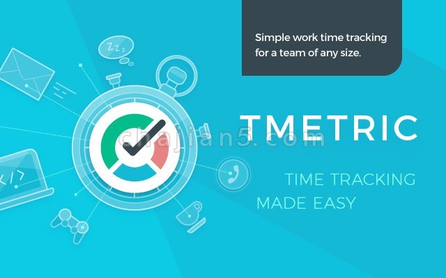 TMetric 时间跟踪 方便你统计在网页上的时间从而提升效率