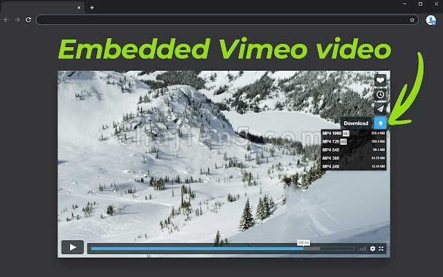 Vimeo 视频下载器（一键从 vimeo.com 下载视频 支持嵌入的视频）