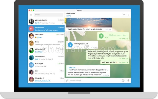 Telegram For PC（适用于Windows 10/8/7 and Mac）