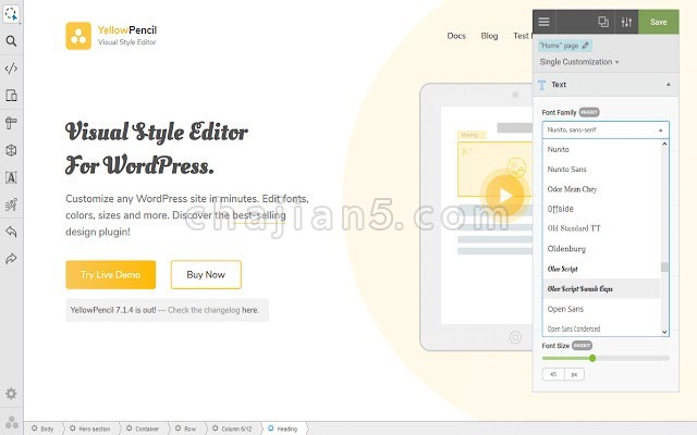Visual CSS Editor