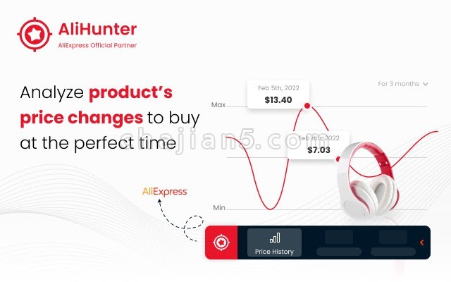 Ali Hunter 跨境电商插件 跟踪AliExpress产品价格评级等信息