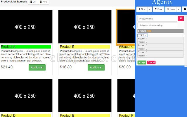 Agenty- Advanced Web Scraper一个网页数据抓取爬虫插件