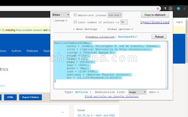 BibItNow! 引文工具 科研学术插件