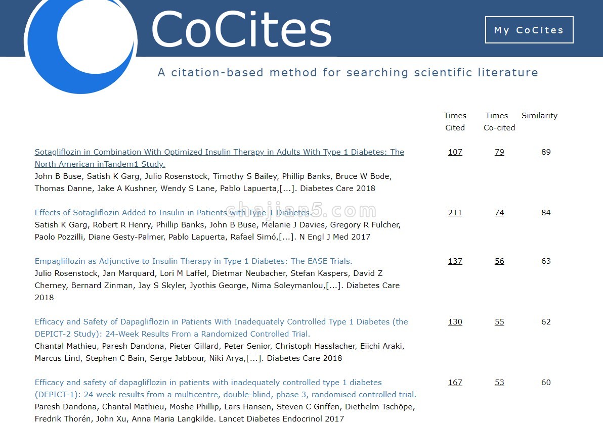 CoCites 为PubMed中科研论文添加引用标记数