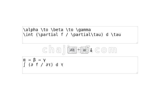 TeX to Unicode 将LaTeX数学公式转换成Unicode字符编码