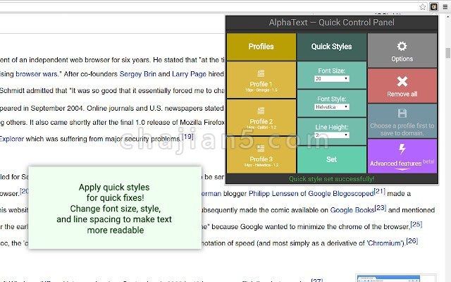 AlphaText