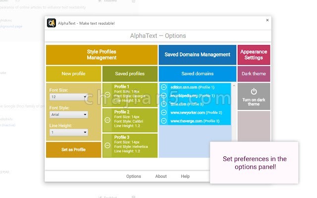 AlphaText – Make text readable! v3.6.0.0（网页内容易读性增强）