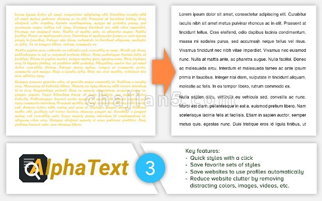 AlphaText 增强网页文本的易读性
