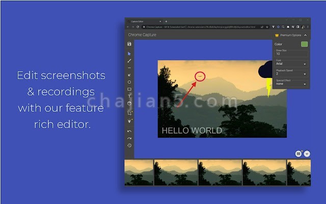 Chrome Capture- screenshot & gif tool v2.12.13.0（截图、制作gif）