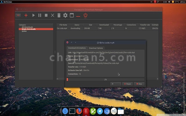 Persepolis Download Manager Integration 替换Chrome默认下载的PDM下载管理器